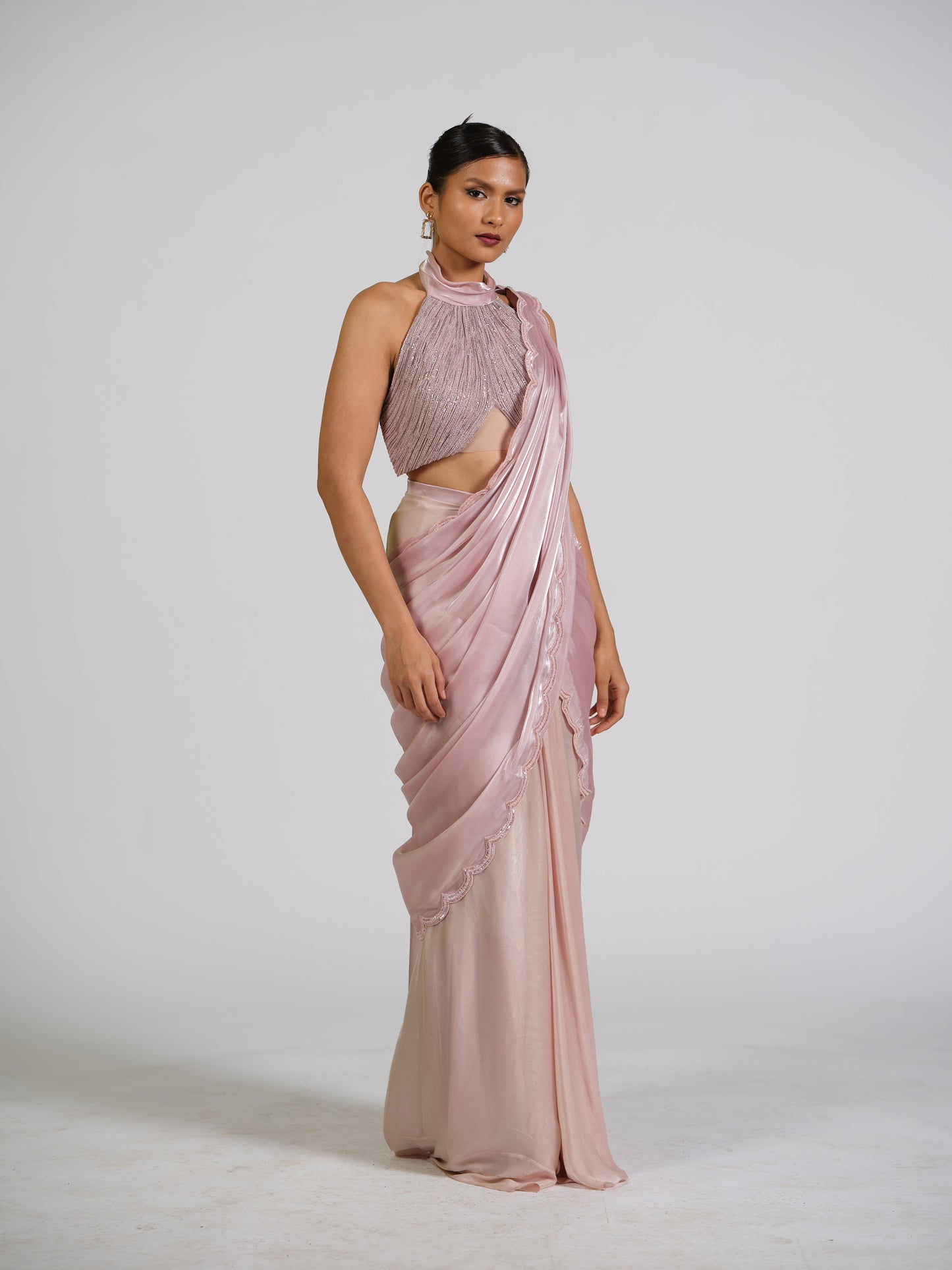 Stacy Drape Saree Gown