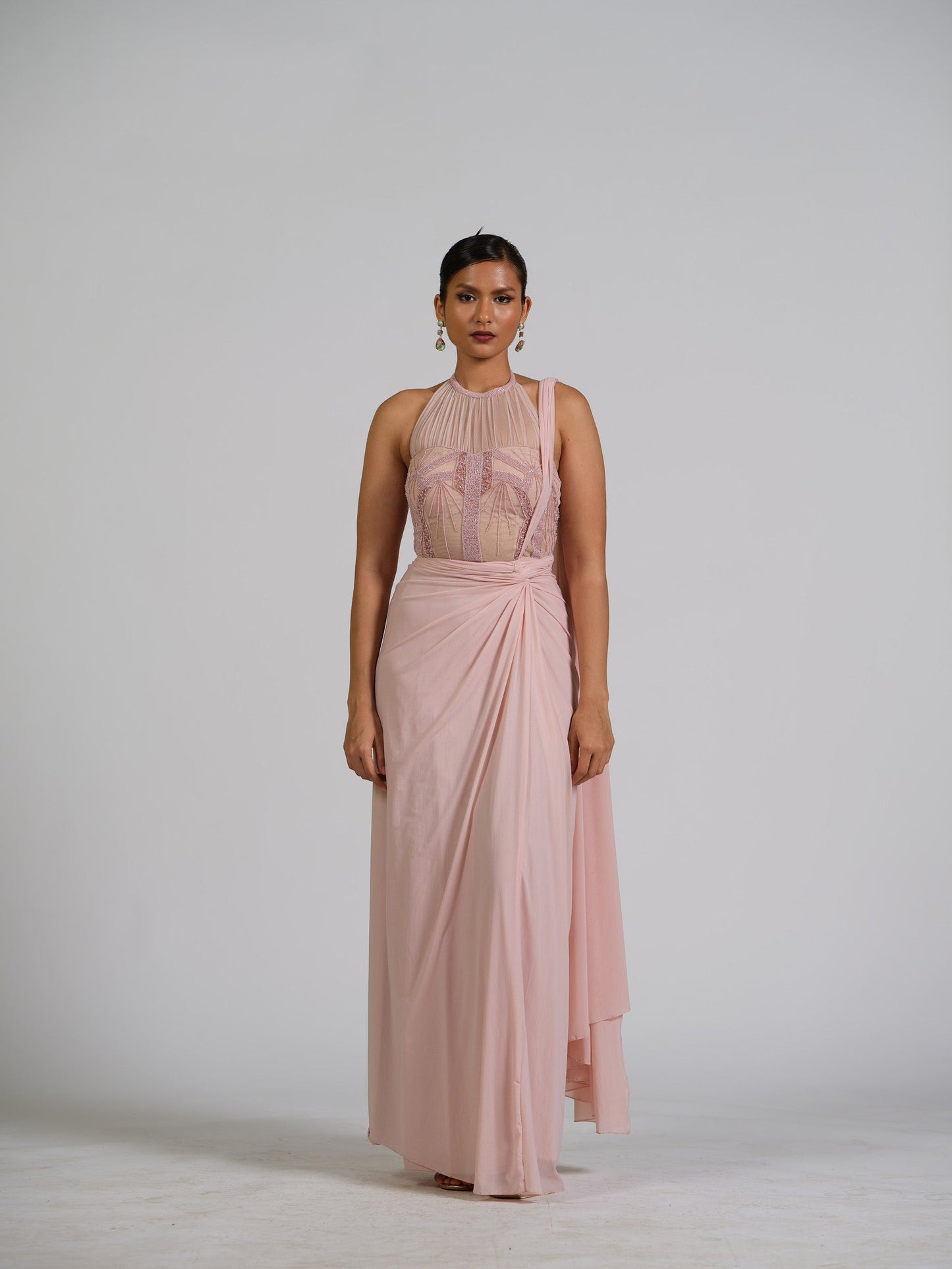 Stacy Drape Saree Gown