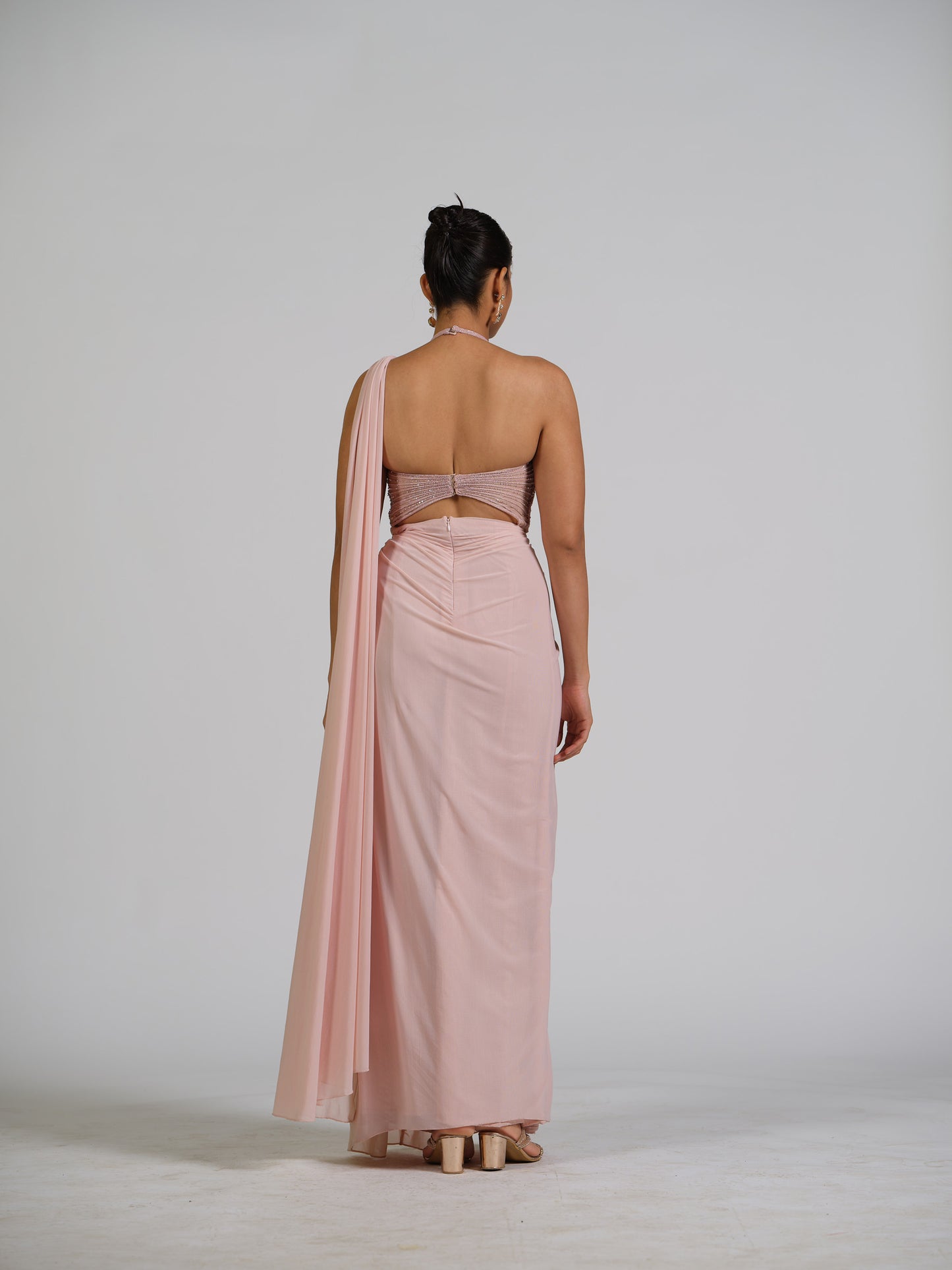 Stacy Drape Saree Gown
