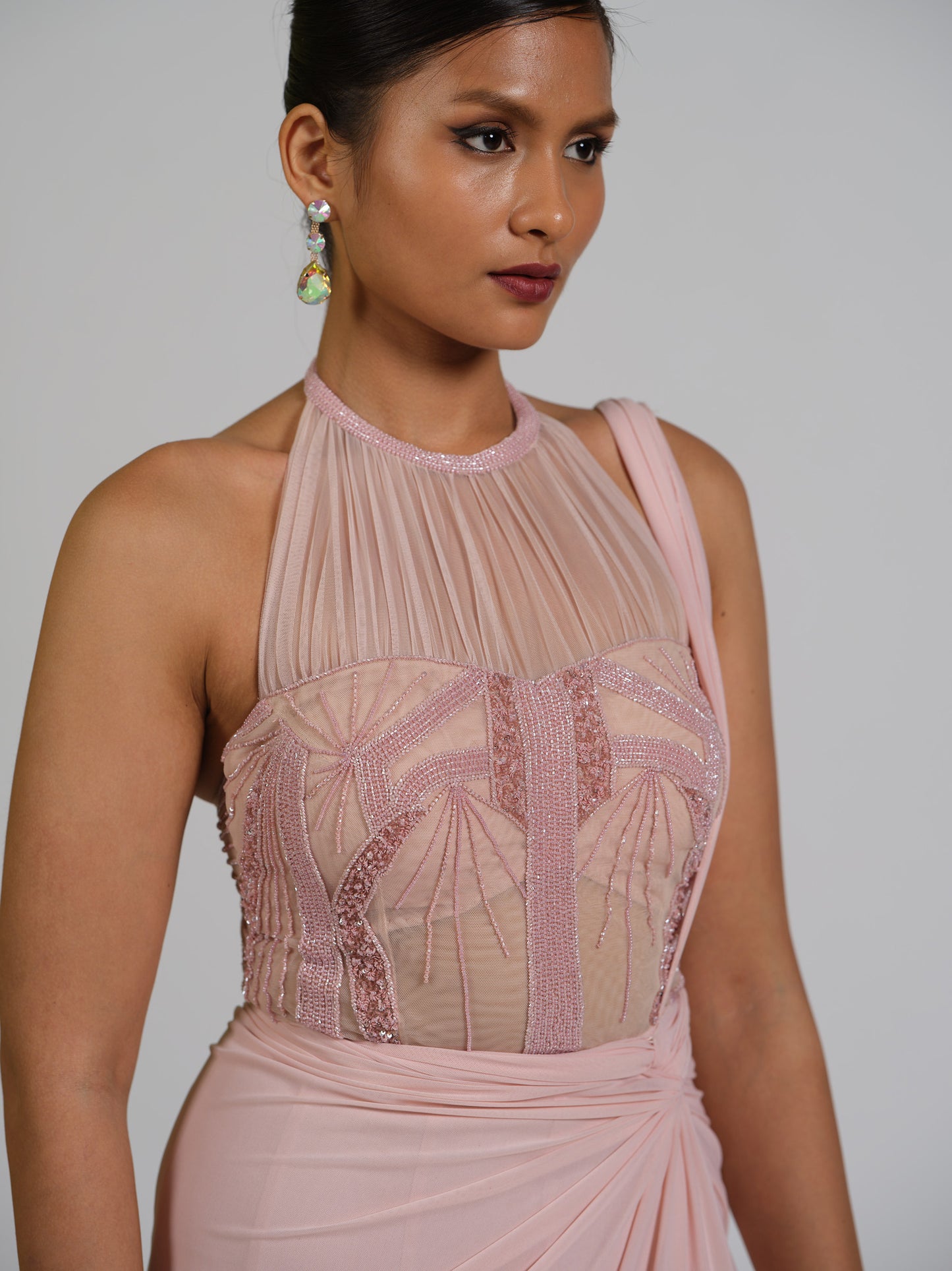 Stacy Drape Saree Gown