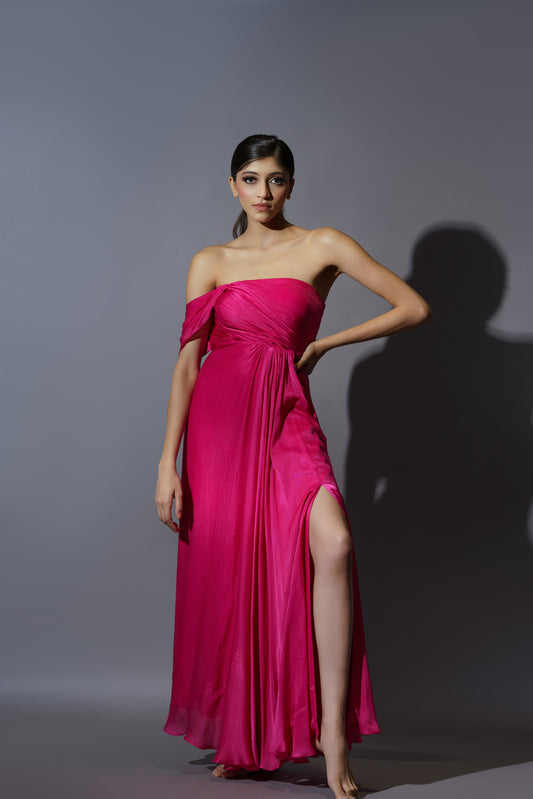 Fuchsia Evening Gown