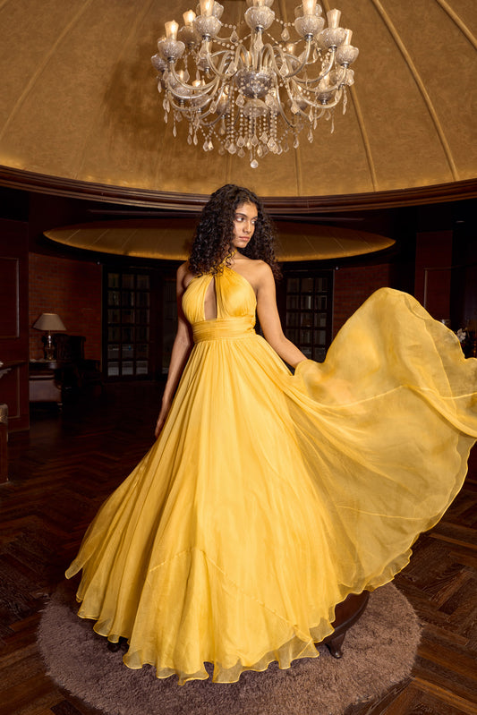 Yellow Sunflower Gown